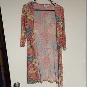 LuLaRoe Multicolor Patterned Cardigan